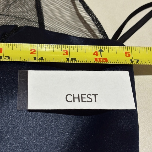 Aidan Mattox Womens A-Line Formal Maxi Dress Evening Gown Sz 12 Blue Black Prom - Picture 11 of 15